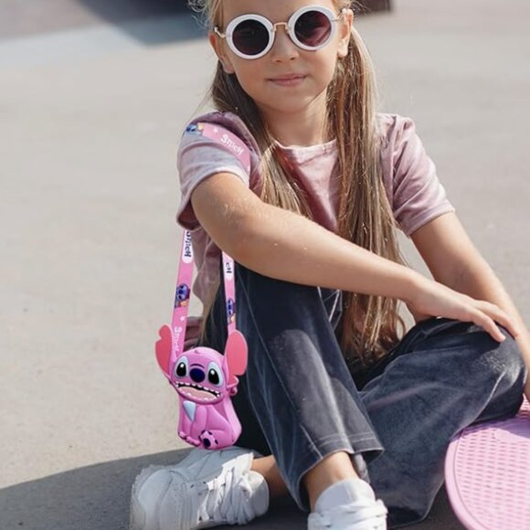 Disney Stitch Mimi Silicon Crossbody CUTE bag - Picture 4 of 4